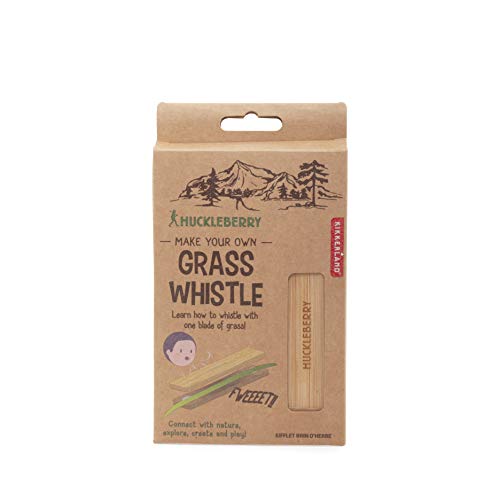 Kikkerland Huckleberry Grass Whistle, Natural Bamboo