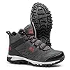 Jack Walker Mens Walking Waterproof Boots Lightweight Vent Breathable Hiking Trekking Shoes JW6255 (9 UK, Black) #4