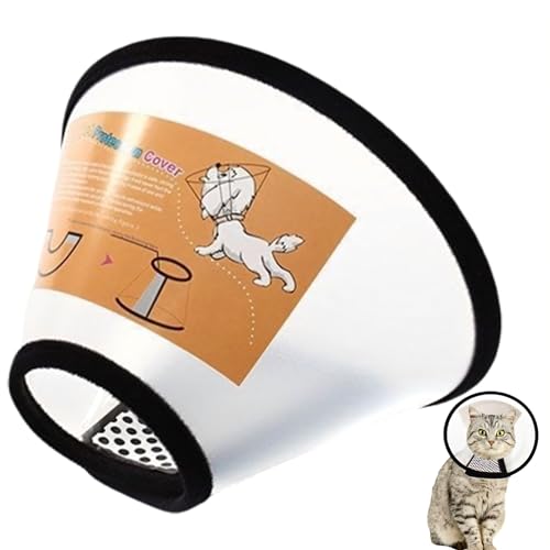 IKOPFLN Forma Cono per Cane Gatto Collare Elisabettiano Cane Collare Elisabettiano Gatto Collare Elisabettiano Regolabile Adatto per Gattini e Cuccioli