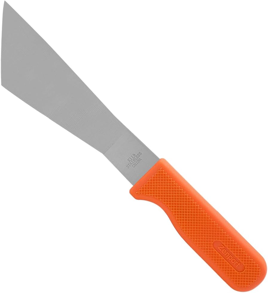 Zenport K115 Crop Harvest Knife, Lettuce Trimmer, 7.25 Inch Stainless Steel Blade, Orange - Thumbnail 2