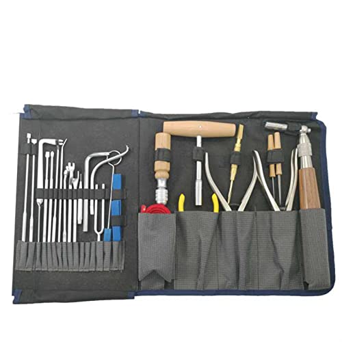 KERREY Ferramentas Luthier Reparo De Máquina De Ação De Reparo De Teclado Conjunto De Vinte E Oito P
