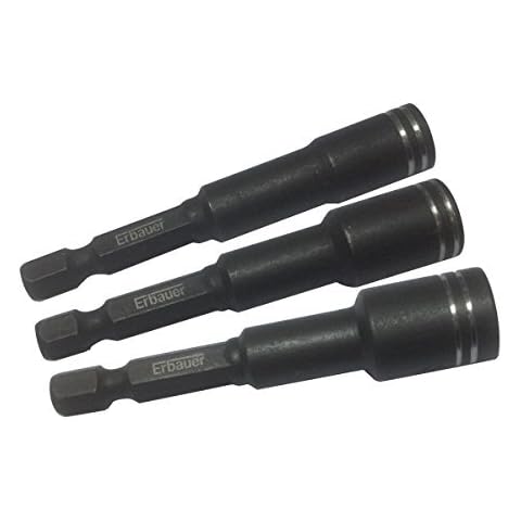 Erbauer Impact 1/4 Hex Nut Drivers 3 Piece Set by Erbauer Cover