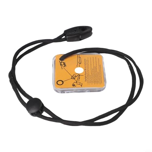 Miroir de survie extérieur conçu pour la signalisation avec trou de visée intégré, acrylique, imperméable et résistant aux chocs pour une performance fiable