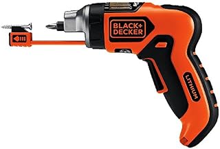 BLACK+DECKER Cordless Screwdriver with Screw Holder, SmartSelect, 6V (LI4000)
