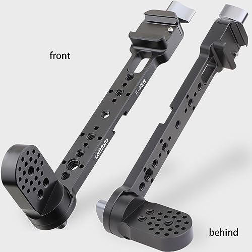 LLEFTFOTO Gimbal Handgrip Mount Extension Bracket for DJI Ronin DJI RS2/RSC2/RS3/RS3PRO/RS3 mini Gimbal Stabilizer with NATO Clamp and Cold Shoe Mount Adjustable Extension Plate - Image 4
