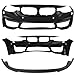 Castblock for 2012-2018 BMW 3 Series F30 Front Bumper Kit Facelift M3 style Replacement Conversion Bumper Sedan Wagon w/o PDC and Fog lights holes