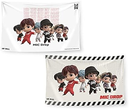 Amazon Co Jp 956daf Tinytan 公式ライセンスグッズ タイニータン キャラクター Rm Jin Suga J Hope Jimin V Jungkook 抗菌消臭 デオドラント ポスター White ホーム キッチン