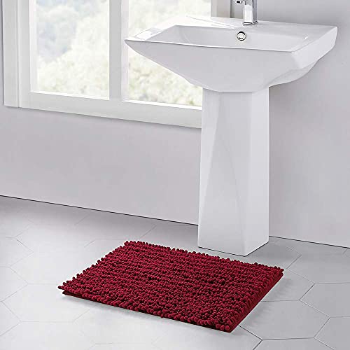 Walensee Ultra Soft Shaggy Chenille Bath Mat #TOP6