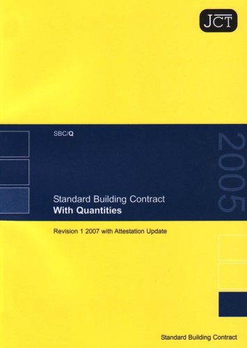 Standard Building Contract with Quantities