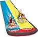 FunGatto 16 Foot Double Racing Lane Slip, Double Racing Slides,Speed Blast Dual Racing Water Slide with Spray Splash Pool and Water Spraying Side Rails