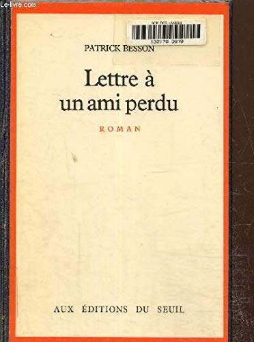 Lettre à un ami perdu