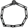 Kryptonite Keeper Mini Folding Bike Lock, Compact Lightweight High Security Anti-Theft Foldable Bicycle Lock with 2 Keys and Mount for E-Bikes Scooter Road Mountain Bikes, 80cm (31.5 in)