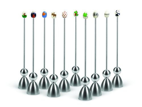 Take2 Clack 1 Stück Eierschalensollbruchstellenverursacher, Eierköpfer, sortierter Artikel, Motiv: Keramik Edition 2