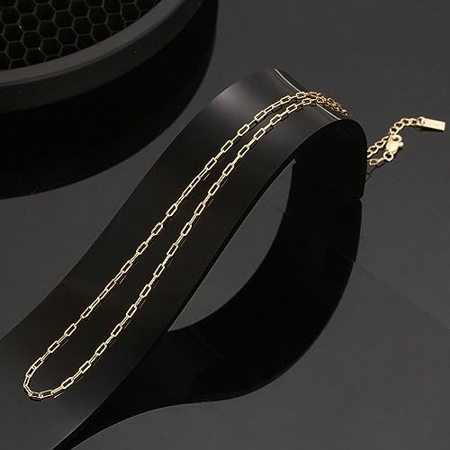 Collier trombone argent 925 anti ternissement maille fine