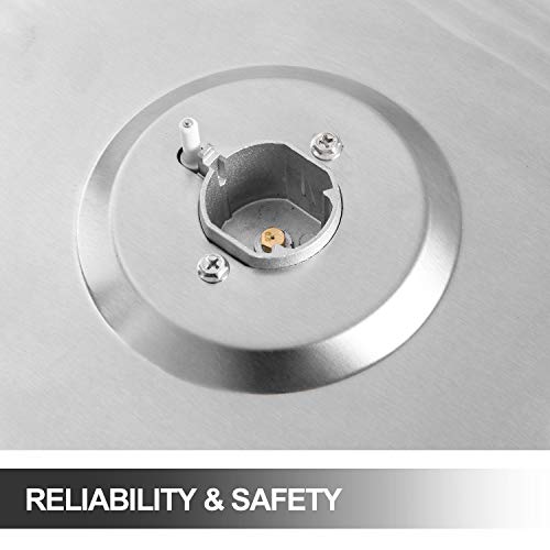 Forimo GAS COOKTOP 4 Burners Stainless Steel Stove With Ng/Lpg Conversion Kit Thermocouple Protection And Easy To Clean thumb #5
