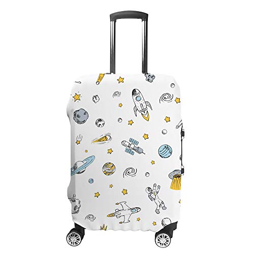 Housse de valise élastique lavable et protection chariot de voyage