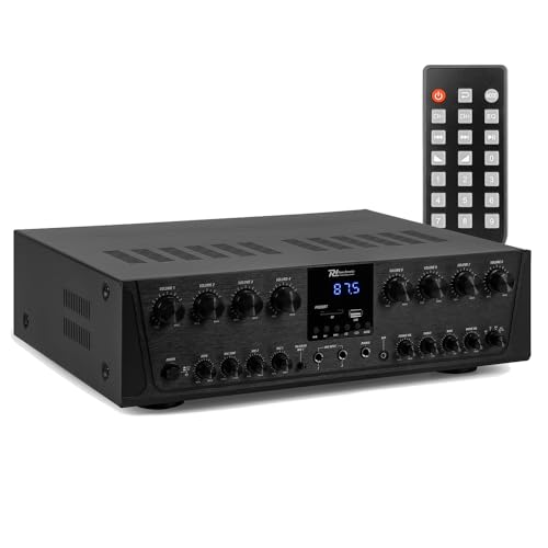 Amplificatore Audio Multistanza 8 Zone 800 Watt Max Bluetooth
