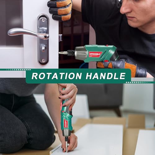 HYCHIKA 4V Cordless Screwdriver, Ratcheting Screwdriver 16-in-1, Tool Combo Kit - Thumbnail 5