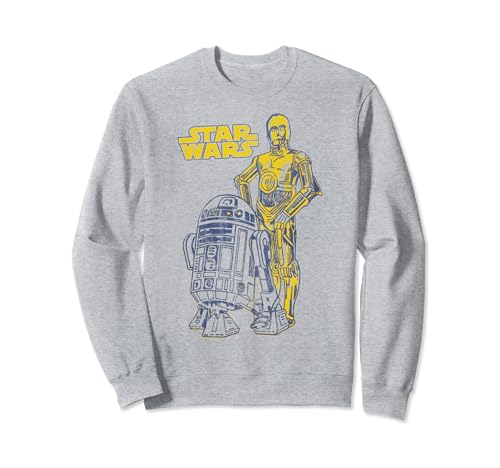 Sweat Star Wars Oversized Droid Friends idéal pour vos soirées cocooning