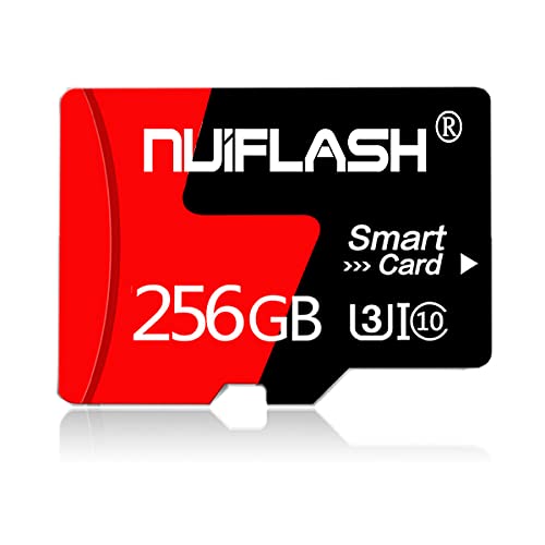 Carte Micro SD 256Go Classe 10 avec Adaptateur SD | Pour téléphone, Pour caméra, Pour drone, Pour console