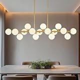 PiWWPi 55 inch 16-Globe Brass Gold