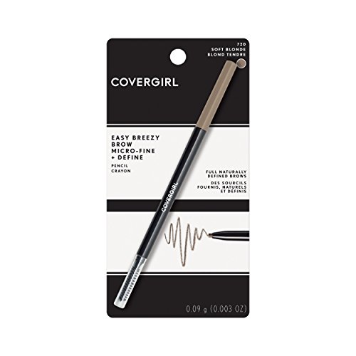 Covergirl Easy Breezy Brow Micro-Fine + Define Pencil, Soft Blonde, 0.003 Oz (Packaging May Vary) #TOP2