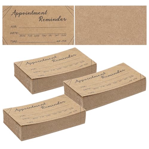 1000 Pcs Appointment Reminder Cards Bulk - Professional Referral Cards