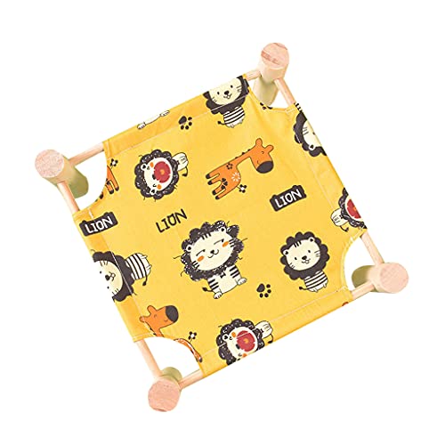 取り外し可能な木製ベッドハムスターおもちゃ小動物ハンモック