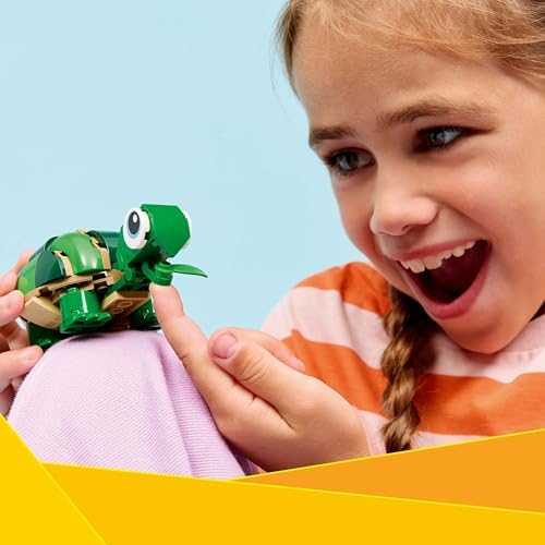 Lego Creator 31377 Lazing Turtle Waterside Toy Birthday Present Blocks for Girls Boys Children 7 Years Old 8 Years Old 9 Years Old Elementary School Animals Creature - View 7