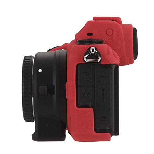 Stseetop Camera Case For Nikon Z6 Z7, Professional Silicone Rubber Camera Case Cover Detachable Antiscratch Shockproof Full Body Protective Case For Nikon Z6 Z6Ii Z7 Z7Ii (Red) #TOP5