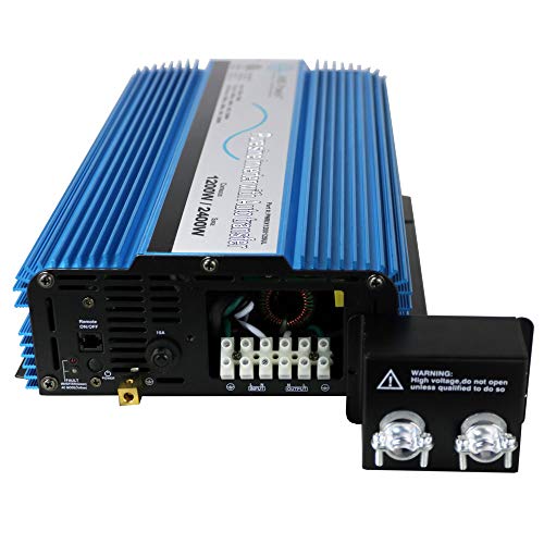 AIMS Power PWRIX120012SUL Pure Sine Inverter with Transfer Switch, 1200W Continuous Power, 2400W Surge Peak Power, Intelligent Cooling Fan, Less Than 20msec Transfer Time by AIMS Power - Image 3