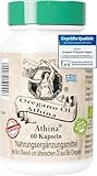 Athina® Oregano Öl Vegan Bio 1 x 60 Kapseln I 100 mg Athina® Wildes Berg Oregano Öl I Origanum vulgare hirtum aus Griechenland I 80% Carvacrol I Reine & natürliche Zutaten