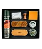 [WOLFTECH] コロニル 革磨き セット レザーケア シューケア コンプリートセット マスターズボックス ギフトボックス入り 靴磨き 革磨き 1909 シュプリームクリーム 防水スプレー 栄養、汚れ落としクリーム 馬毛、山羊毛ブラシ アプリケーションブラシ クロス スポンジセット【ブラック】梅雨 雨 湿気 ギフト プレゼント [並行輸入品]