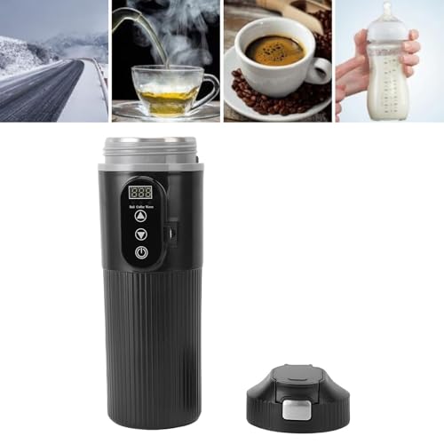 Tetera Eléctrica para Auto 500ml Pantalla Táctil Control Temperatura miniatura 2
