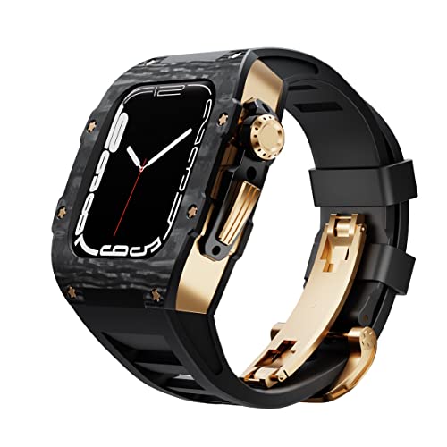 Kit modification Apple Watch fibre de carbone pour sport et bureau