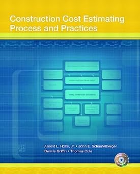 Construction Cost Estimating Process and Practices