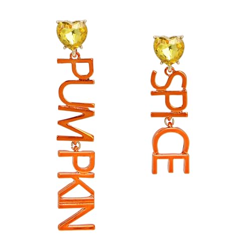 Betsey Johnson Womens PUMPKIN SPICE Mismatch Earrings