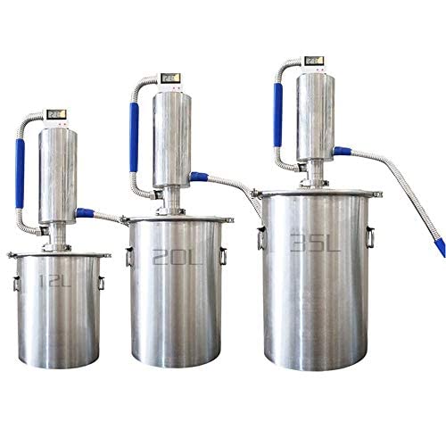 hzexun Gärbehälter Gäreimer Fermentierkessel Temperatur Messgerät 304 Edelstahl Cover