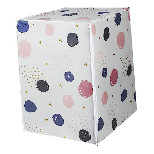 GAROZATION cubierta de polvo de la lavadora mueble lavadora cubierta de la lavadora portátil vacío mascota protector de secadora cubierta de la máquina secadora cubierta con cremallera peva