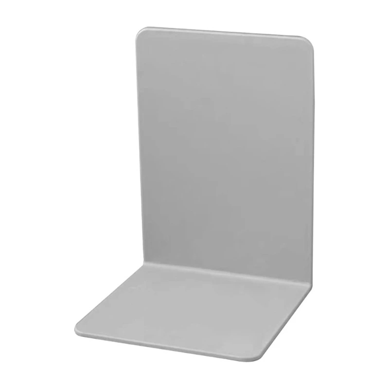 4Pcs Bookends L-Shaped Book Stoppers for Book