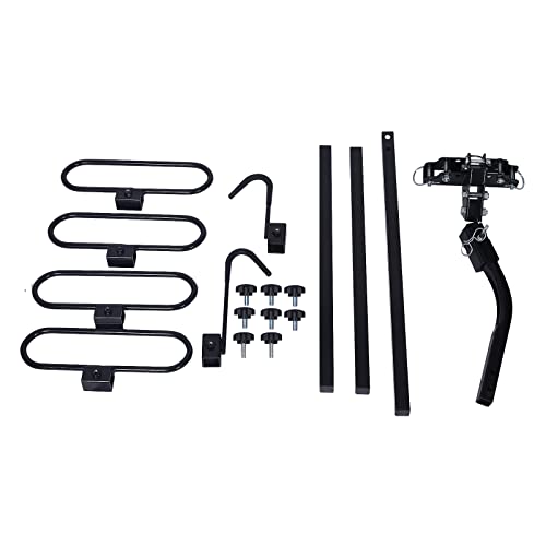Hitch Bike Rack,RV Bike Rack Carrier Hitch Bicycle Car Racks for RV Car Truck SUV Motorhome Trailer,2-Bike 120 lbs Capacity,2-inch Receiver - Thumbnail 6