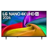 LG NANO Smart TV 4K UHD AI 55 pollici Serie NU8E 55NU8E0B3LA, Smart TV 4K, Processore con Nano Detail Enhancer, AI Chatbot, AI Concierge, HDR10 Pro, FILMMAKER Mode, Design Linear Flow, 3 HDMI, TV 2026