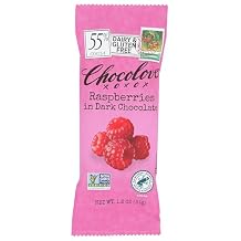 Chocolove Mini Raspberry Dark Chocolate Bar, 1.2 OZ