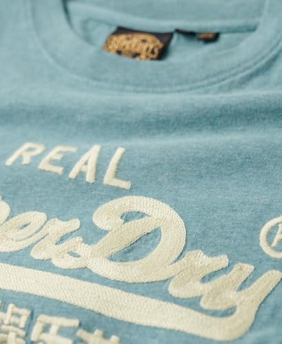 T shirt brodé femme Superdry Vintage Logo - vue 4