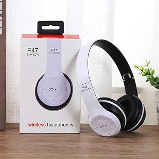 icall Wired & Wireless with Mic & SD Card Supports and Upto 6 Hours Playback Bluetooth (True Wireless) (White)