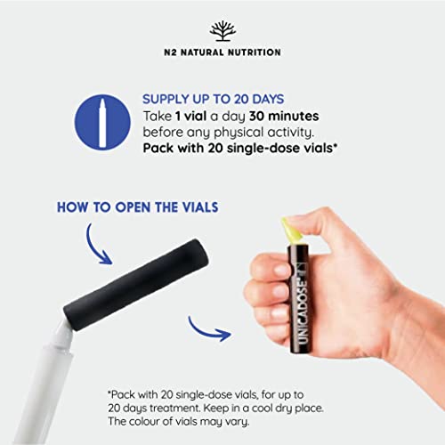 Pure L CARNITINE 3000 mg Liquid Shots | High Strength, Weight Loss, Fat Burner, High Concentration | Tangerine Flavor | Energy Booster | 20 Easy Opening Vials. UK Vegan. N2 Natural Nutrition - Image 6