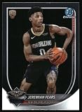 2025-26 Bowman Chrome #BCV-7 Jeremiah Fears RC Rookie Card New Orleans Pelicans Official Basketball Card in Raw (NM or Better) Condition