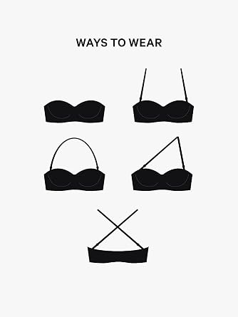 Victoria's Secret Women's Pink Wear Everywhere Push Up Strapless Bra, Bras for Women