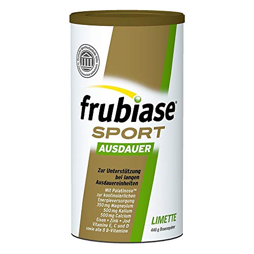frubiase® SPORT AUSDAUER Limette - Nahrungsergänzungsmittel mit hochdosierten Mineralstoffen, Vitaminen und Spurenelementen - Nährstoffversorgung beim Sport - 1 x 440 g Brausepulver Cover