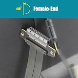 GLOTRENDS 180mm PCIe 3.0 X4 Riser Kabel dla kart M.2, WiFi, Firewire, USB, dźwiękowych itp.